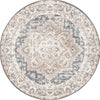 Safavieh Pyramid PYR268B Ivory / Beige Area Rug Round