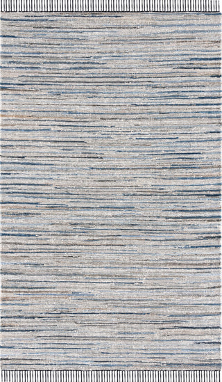 Safavieh Rag Rug RAR301L Light Blue / Black Area Main