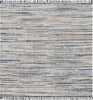 Safavieh Rag Rug RAR301L Light Blue / Black Area Square