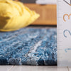 Safavieh Rag Rug RAR301M Blue / Black Area Detail