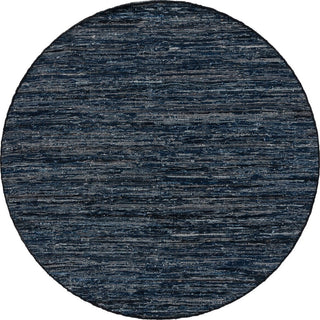 Safavieh Rag Rug RAR301N Navy / Black Area Round