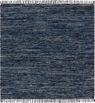 Safavieh Rag Rug RAR301N Navy / Black Area Square