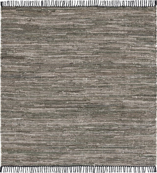 Safavieh Rag Rug RAR301Y Dark Green / Black Area Square