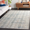 Safavieh Rainbow RBW654 Blue / Ivory Area Rug Room Scene Feature