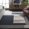 Safavieh Rodeo Drive RD176N Navy / Ivory Area Rug Room Scene Feature