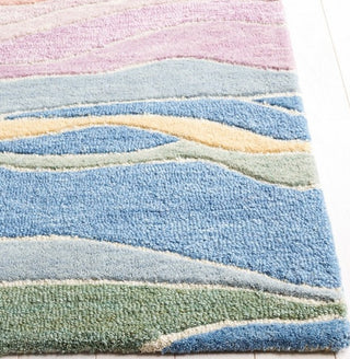 Safavieh Rodeo Drive RD451M Blue / Blush Area Rug Detail