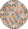 Safavieh Rodeo Drive RD453F Grey / Beige Area Rug Round