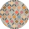 Safavieh Rodeo Drive RD453F Grey / Beige Area Rug Round