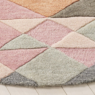 Safavieh Rodeo Drive RD454F Grey / Blush Area Rug Detail