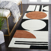 Safavieh Rodeo Drive RD856A Ivory / Black Area Rug Room Scene Feature