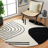 Safavieh Rodeo Drive RD860B Ivory / Black Area Rug Room Scene Feature