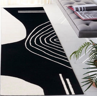 Safavieh Rodeo Drive RD860Z Black / Ivory Area Rug Room Scene Feature