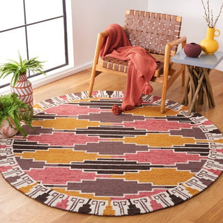 Safavieh Rodeo Drive RD913Z Black / Rust Area Rug Room Scene