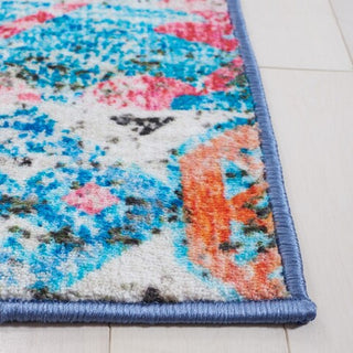 Safavieh Riviera RIV117 Light Blue / Pink Machine Washable Area Rug