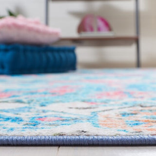 Safavieh Riviera RIV117 Light Blue / Pink Machine Washable Area Rug