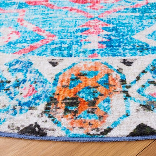 Safavieh Riviera RIV117 Light Blue / Pink Machine Washable Area Rug