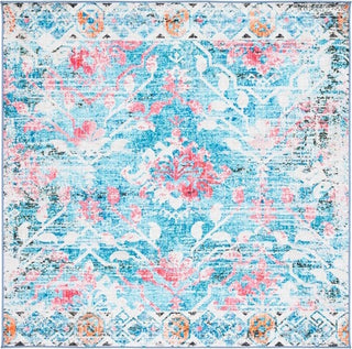 Safavieh Riviera RIV117 Light Blue / Pink Machine Washable Area Rug