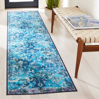 Safavieh Riviera RIV117 Navy / Light Blue Machine Washable Area Rug