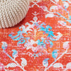 Safavieh Riviera RIV117 Orange / Light Blue Machine Washable Area Rug