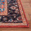 Safavieh Riviera RIV138 Red / Blue Machine Washable Area Rug