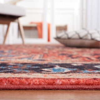 Safavieh Riviera RIV138 Red / Blue Machine Washable Area Rug