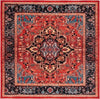 Safavieh Riviera RIV138 Red / Blue Machine Washable Area Rug