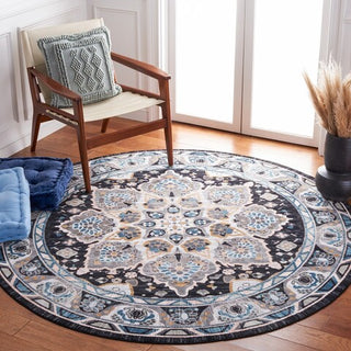 Safavieh Riviera RIV155 Grey / Light Blue Machine Washable Area Rug