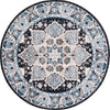 Safavieh Riviera RIV155 Grey / Light Blue Machine Washable Area Rug