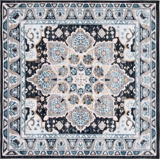 Safavieh Riviera RIV155 Grey / Light Blue Machine Washable Area Rug