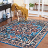 Safavieh Riviera RIV155 Blue / Black Machine Washable Area Rug