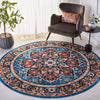 Safavieh Riviera RIV155 Blue / Black Machine Washable Area Rug