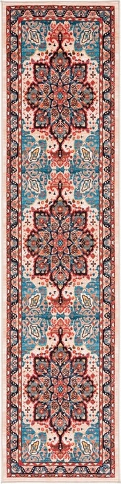 Safavieh Riviera RIV155 Blue / Beige Machine Washable Area Rug