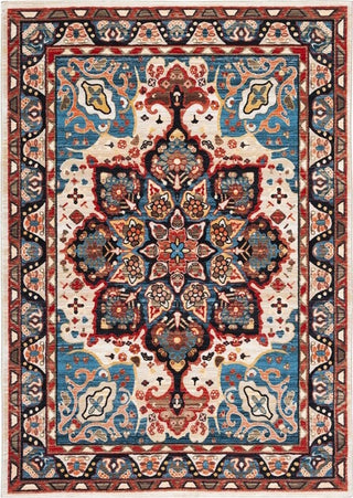 Safavieh Riviera RIV155 Blue / Beige Machine Washable Area Rug