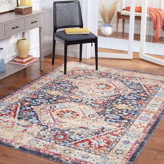 Safavieh Riviera RIV157 Charcoal / Gold Machine Washable Area Rug