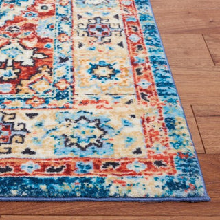 Safavieh Riviera RIV157 Blue / Gold Machine Washable Area Rug