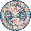 Safavieh Riviera RIV157 Blue / Gold Machine Washable Area Rug