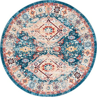 Safavieh Riviera RIV157 Blue / Gold Machine Washable Area Rug