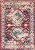 Safavieh Riviera RIV157 Red / Blue Machine Washable Area Rug