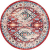 Safavieh Riviera RIV157 Red / Blue Machine Washable Area Rug