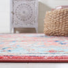 Safavieh Riviera RIV182 Light Blue / Red Machine Washable Area Rug