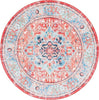 Safavieh Riviera RIV182 Light Blue / Red Machine Washable Area Rug