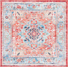 Safavieh Riviera RIV182 Light Blue / Red Machine Washable Area Rug