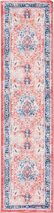 Safavieh Riviera RIV182 Navy / Red Machine Washable Area Rug