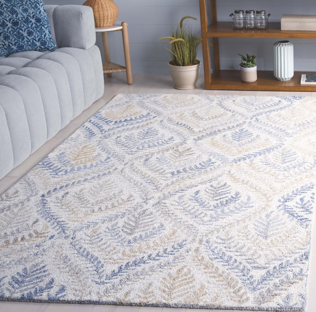 Safavieh Renewal RNW804B Beige / Grey Area Rug Room Scene Feature