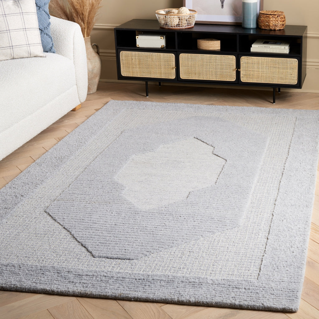 Safavieh Renewal RNW807F Grey Area Rug Room Scene Feature