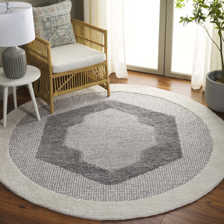 Safavieh Renewal RNW807H Dark Grey / Ivory Area Rug Room Scene Feature