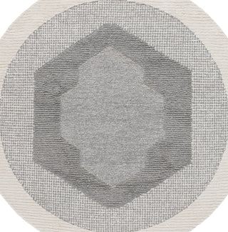 Safavieh Renewal RNW807H Dark Grey / Ivory Area Rug Round