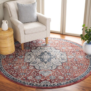 Safavieh Rosewood ROW104 Ivory / Red Area Rug