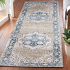 Safavieh Rosewood ROW110 Ivory / Green Area Rug Room Scene Feature