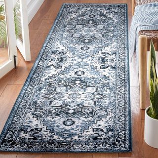 Safavieh Rosewood ROW112 Ivory / Blue Area Rug Room Scene Feature